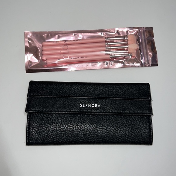 Sephora Makeup Brush Holder with 5 pc Brush Set - Picture 2 of 4